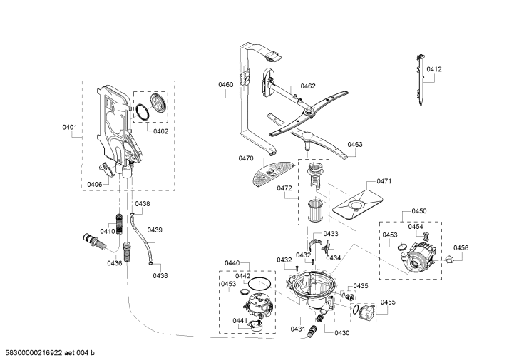 Bosch dishwasher E07 error code possibly caused by wet zeolite system
