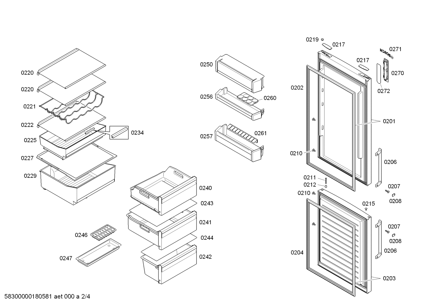 Bosch Fridge Shelf and Drawer Replacement Expert Q&A